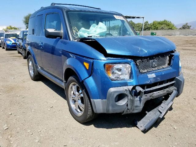 5J6YH18746L002080 - 2006 HONDA ELEMENT EX BLUE photo 1