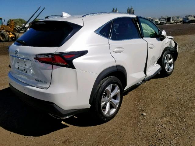 JTJYARBZ7H2062198 - 2017 LEXUS NX 200T BA WHITE photo 4