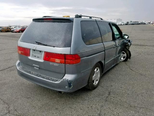 2HKRL18651H579584 - 2001 HONDA ODYSSEY EX GREEN photo 4