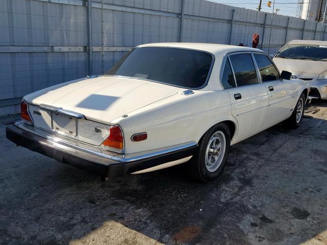 SAJAV1340GC435461 - 1986 JAGUAR XJ6 WHITE photo 4