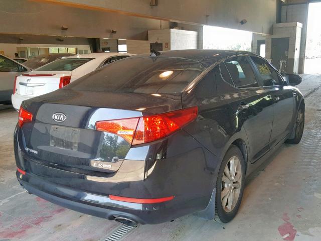 5XXGN4A75CG033789 - 2012 KIA OPTIMA EX BLACK photo 4