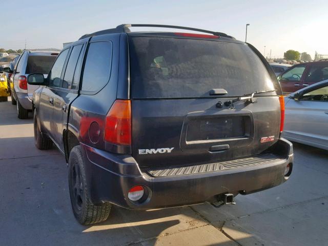 1GKDT13SX42354683 - 2004 GMC ENVOY BLACK photo 3