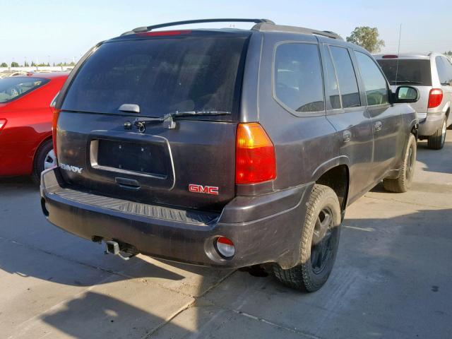 1GKDT13SX42354683 - 2004 GMC ENVOY BLACK photo 4