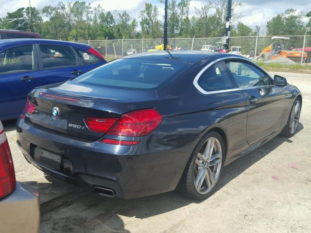 WBALX3C56CDV77157 - 2012 BMW 650 I BLACK photo 4