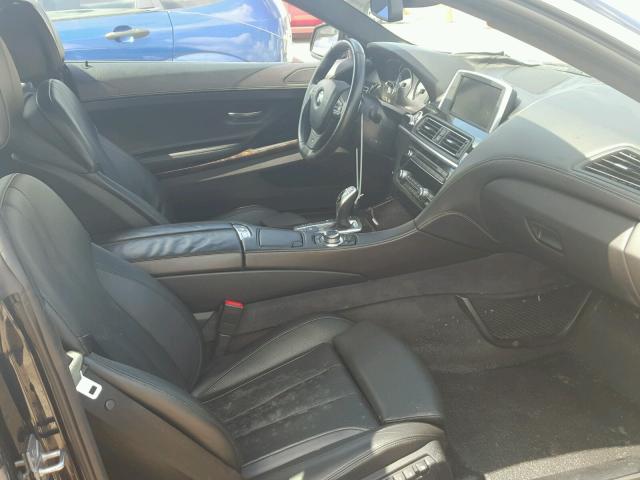 WBALX3C56CDV77157 - 2012 BMW 650 I BLACK photo 5