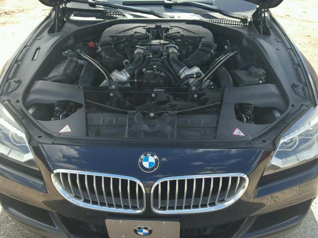 WBALX3C56CDV77157 - 2012 BMW 650 I BLACK photo 7