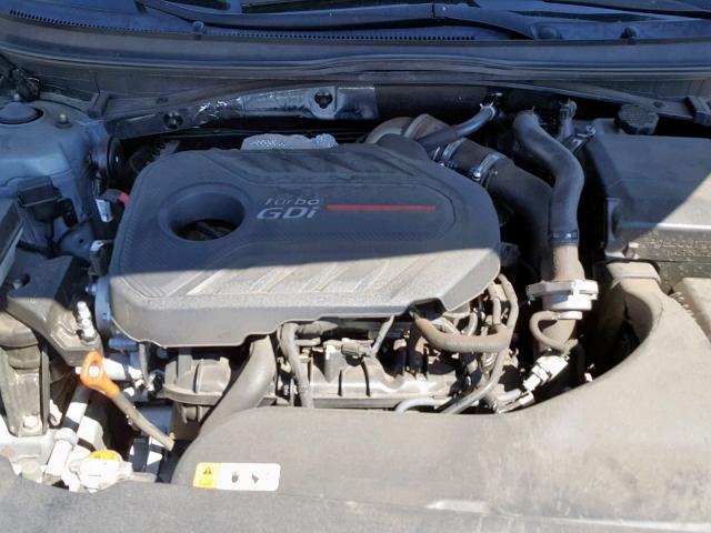 5NPE34AB4GH406462 - 2016 HYUNDAI SONATA SPO GRAY photo 7