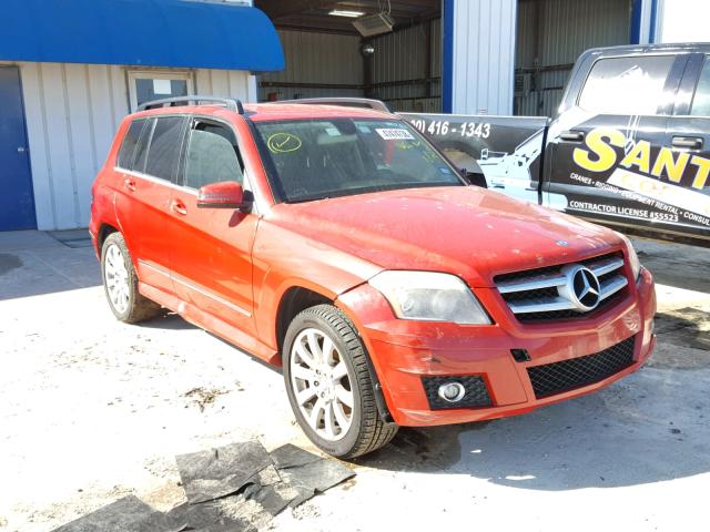 WDCGG5GB3AF491526 - 2010 MERCEDES-BENZ GLK 350 RED photo 1