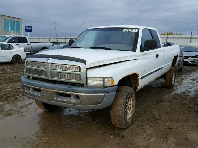 1B7KF23631J529537 - 2001 DODGE RAM 2500 WHITE photo 2