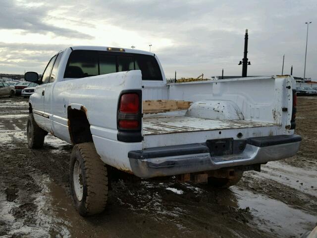 1B7KF23631J529537 - 2001 DODGE RAM 2500 WHITE photo 3