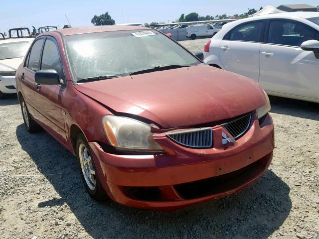 JA3AJ26E16U046307 - 2006 MITSUBISHI LANCER ES RED photo 1