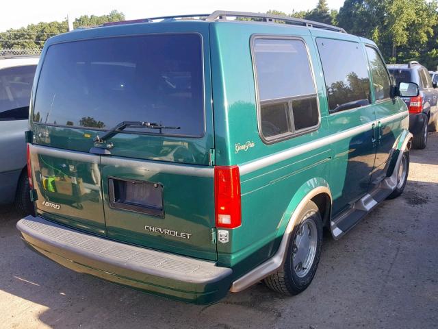 1GBEL19W7XB153102 - 1999 CHEVROLET ASTRO GREEN photo 4