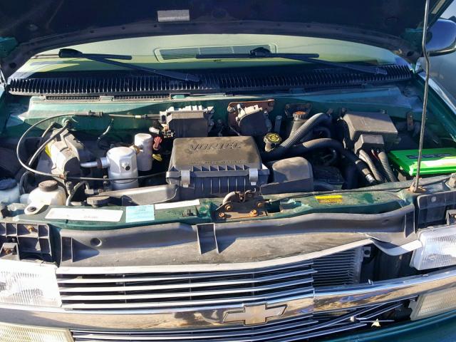 1GBEL19W7XB153102 - 1999 CHEVROLET ASTRO GREEN photo 7