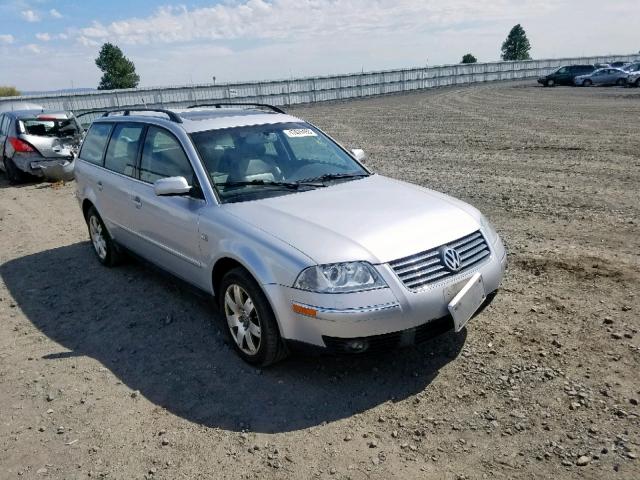 WVWYH63B62E005074 - 2002 VOLKSWAGEN PASSAT GLX SILVER photo 1