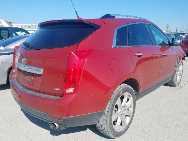 3GYFNDE31DS615851 - 2013 CADILLAC SRX PERFOR RED photo 4