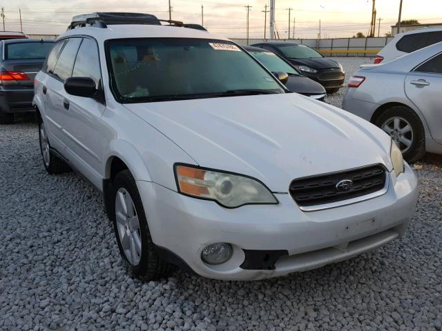 4S4BP61C767346218 - 2006 SUBARU LEGACY OUT WHITE photo 1