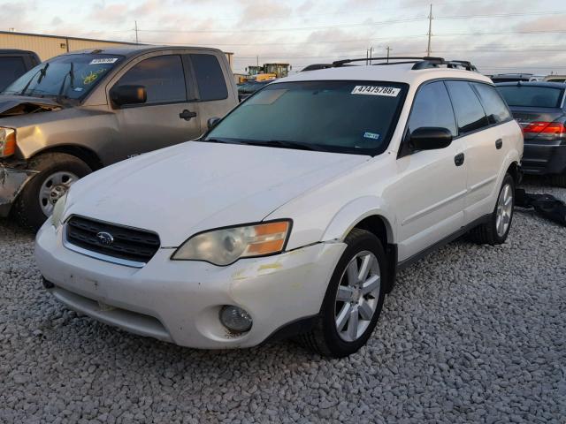 4S4BP61C767346218 - 2006 SUBARU LEGACY OUT WHITE photo 2