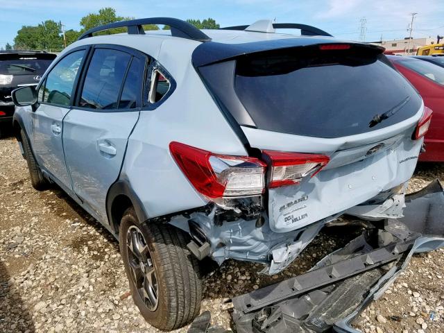 JF2GTABCXJH282557 - 2018 SUBARU CROSSTREK BLUE photo 3