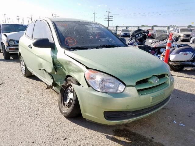 KMHCM36C78U095080 - 2008 HYUNDAI ACCENT GS GREEN photo 1