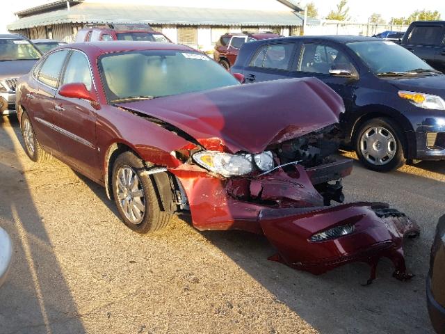 2G4WD582691263706 - 2009 BUICK LACROSSE C MAROON photo 1