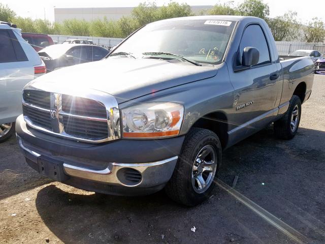 1D7HA16K06J238891 - 2006 DODGE RAM 1500 S GRAY photo 2