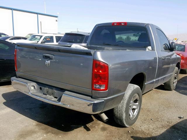 1D7HA16K06J238891 - 2006 DODGE RAM 1500 S GRAY photo 4