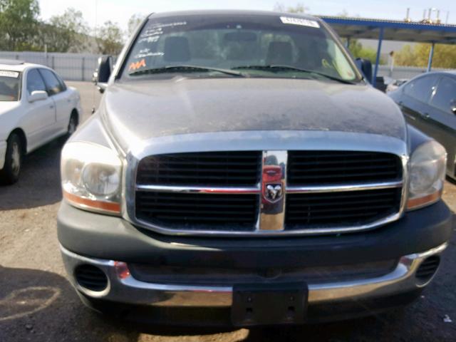 1D7HA16K06J238891 - 2006 DODGE RAM 1500 S GRAY photo 9