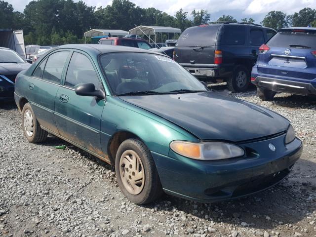 1MEFM13P3XW619615 - 1999 MERCURY TRACER LS GREEN photo 1