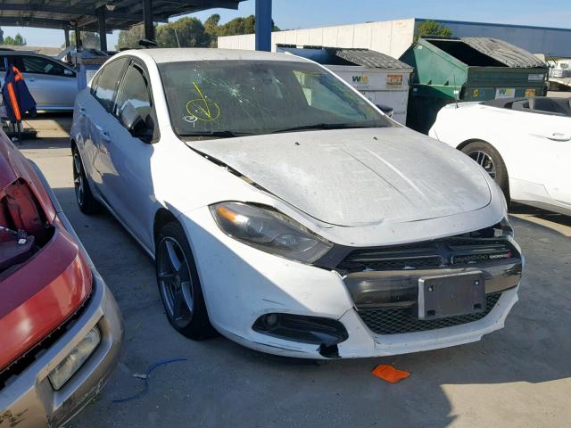 1C3CDFBB1FD337673 - 2015 DODGE DART SXT WHITE photo 1