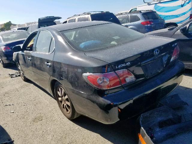 JTHBF30G525016205 - 2002 LEXUS ES 300 BLACK photo 3