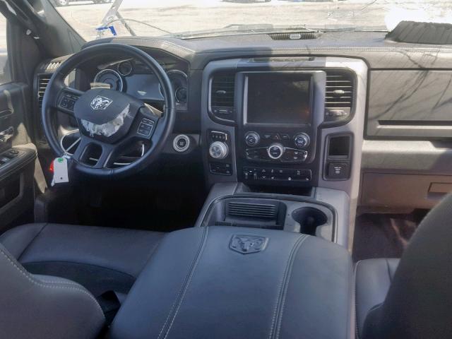 1C6RR7YT3HS811173 - 2017 RAM 1500 REBEL შავი ფოტო 9