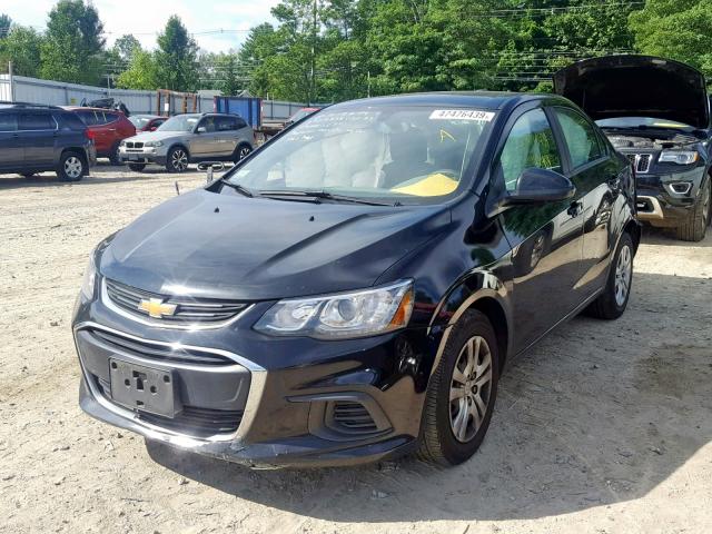 1G1JB5SG5H4134747 - 2017 CHEVROLET SONIC LS 黑色 照片 2