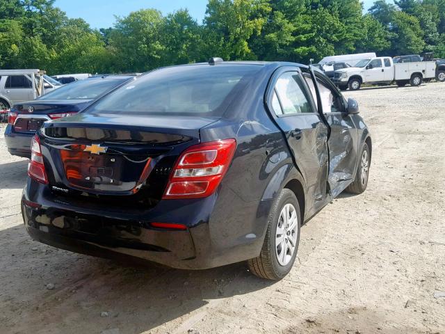 1G1JB5SG5H4134747 - 2017 CHEVROLET SONIC LS 黑色 照片 4