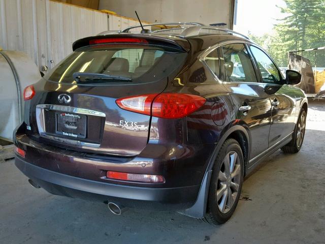 JN1AJ0HR5AM757686 - 2010 INFINITI EX35 BASE RED photo 4