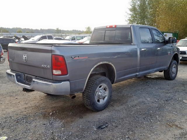 3C63D3HL4CG197618 - 2012 DODGE RAM 3500 S GRAY photo 4