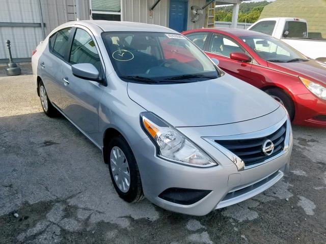 3N1CN7AP3KL838650 - 2019 NISSAN VERSA S SILVER photo 1