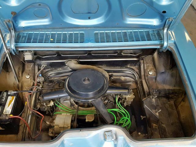 105676W146325 - 1966 CHEVROLET CORVAIR BLUE photo 7