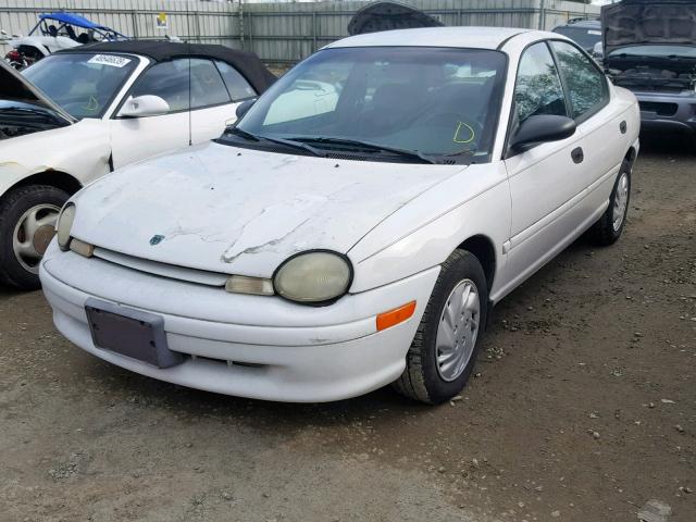 1B3ES47C0WD594857 - 1998 DODGE NEON HIGHL WHITE photo 2