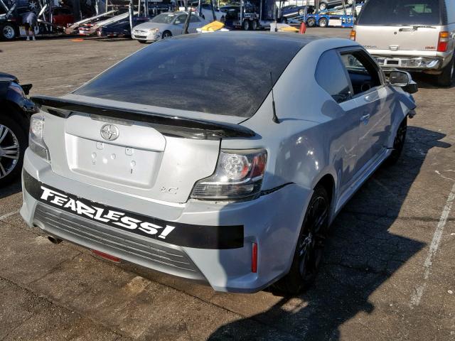 JTKJF5C71D3056907 - 2013 TOYOTA SCION TC ვერცხლისფერი ფოტო 4