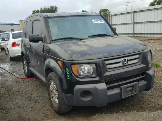 5J6YH18718L002976 - 2008 HONDA ELEMENT EX BLACK photo 1