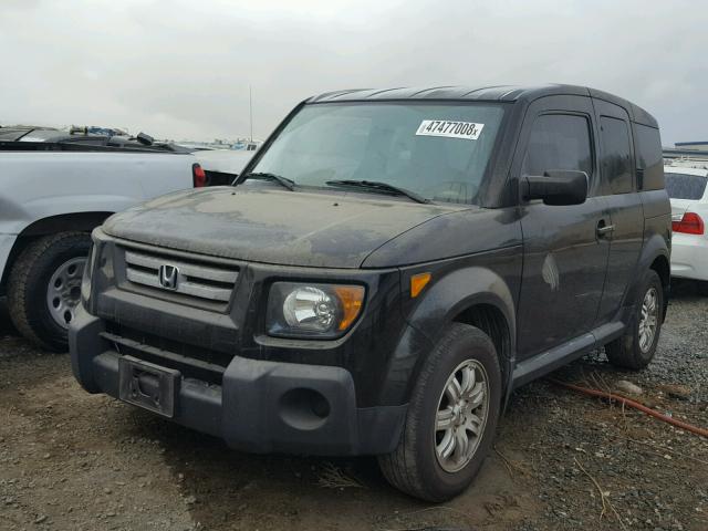 5J6YH18718L002976 - 2008 HONDA ELEMENT EX BLACK photo 2