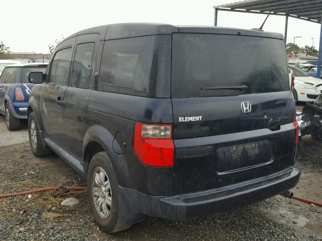 5J6YH18718L002976 - 2008 HONDA ELEMENT EX BLACK photo 3