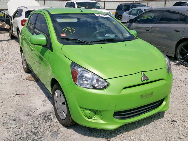 ML32A3HJXEH014178 - 2014 MITSUBISHI MIRAGE DE GREEN photo 1