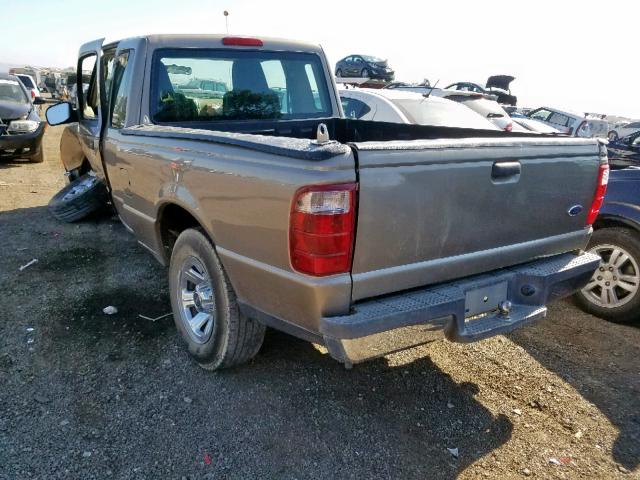 1FTYR44U15PA94661 - 2005 FORD RANGER SUP TAN photo 3