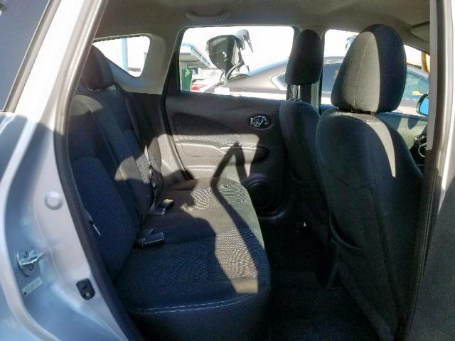 3N1CE2CP3EL375879 - 2014 NISSAN VERSA NOTE SILVER photo 6