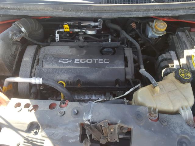 1G1JA5SH8D4168879 - 2013 CHEVROLET SONIC LS 红色 照片 7