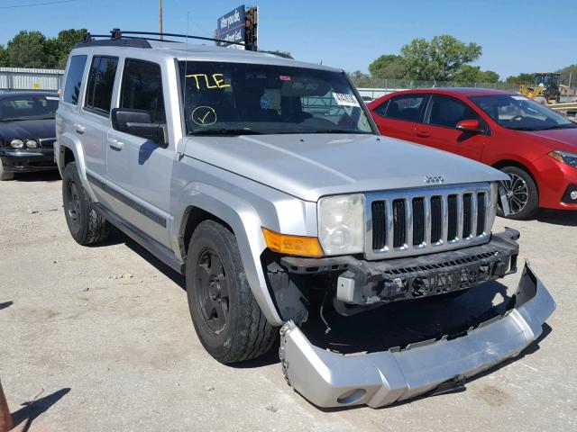 1J8HG48K17C602757 - 2007 JEEP COMMANDER SILVER photo 1
