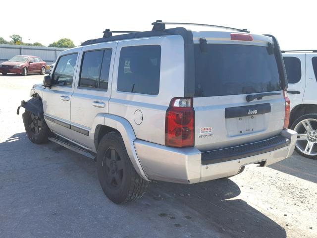 1J8HG48K17C602757 - 2007 JEEP COMMANDER SILVER photo 3
