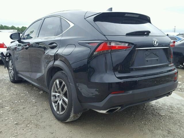 JTJBARBZ8F2009447 - 2015 LEXUS NX 200T BLACK photo 3