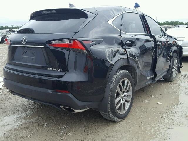 JTJBARBZ8F2009447 - 2015 LEXUS NX 200T BLACK photo 4